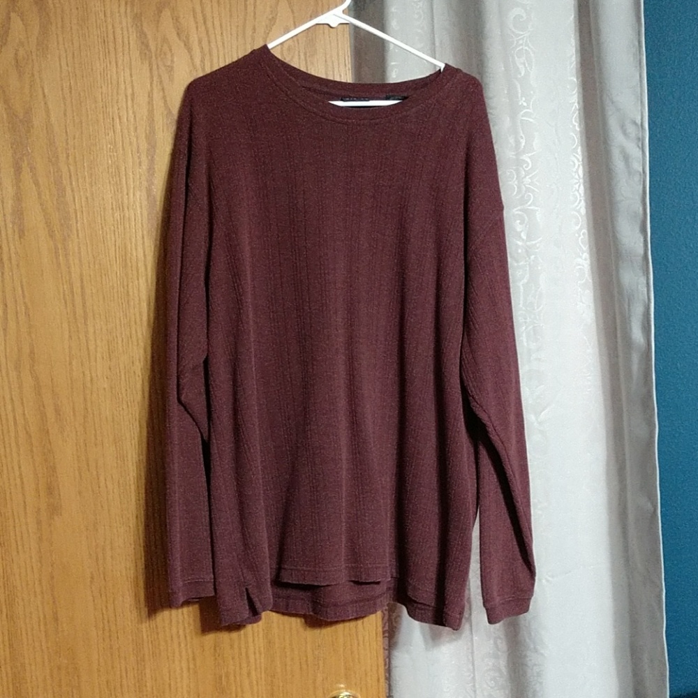 George Maroon Long Tee
